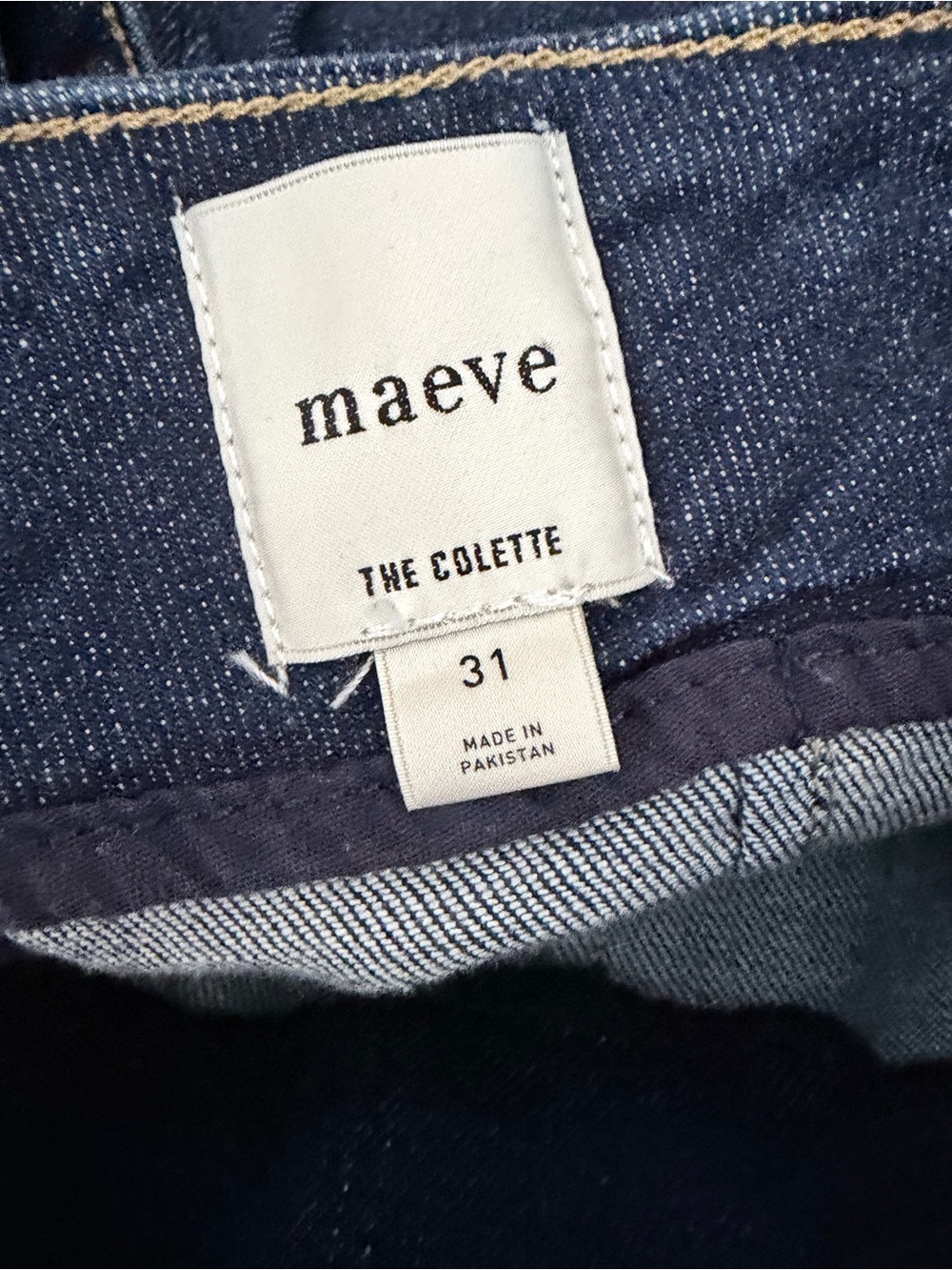 Maeve The Collette Anthropologie Ruffle Hem High Rise Wide Leg Crop Jeans 31 - Picture 6 of 8